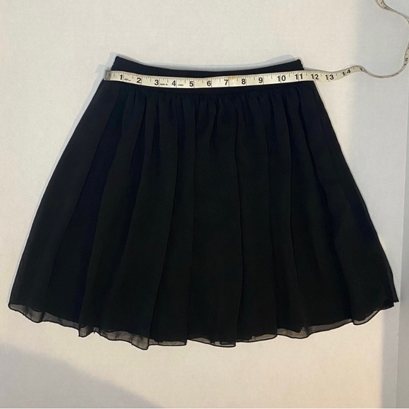 American Apparel Chiffon Circle Skirt Black - Picture 5 of 8